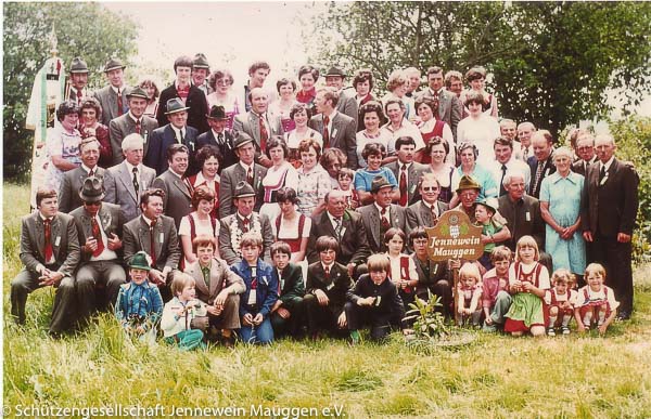 Festverein beim 25-jährigen Gründungsfest